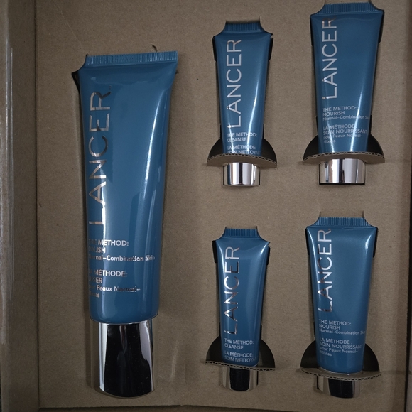 Lancer The Method 5 Piece Polish Cleanse Nourish Discovery Kit Set NEW Skin Care